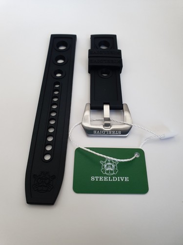 Steeldive 20mm black auto - 20mm,