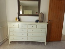 Marks & Spencers Hastings set, 2x wardrobes, 2x bedside table & 10 drawer chest
