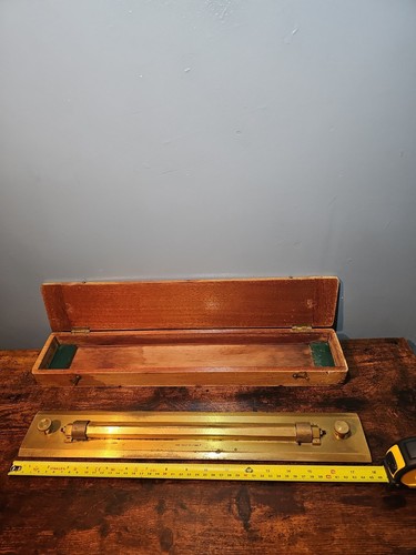 Vintage brass parallel rolling
