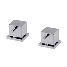 Bath Side Valve Taps Pair