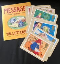 ROYAL MAIL. Messages through the Letterbox. 1994. Book + 10 postcards.