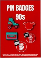 Red Nose Day PIN Badges - on