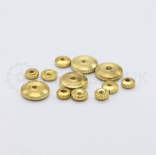 12x Brass Clock hand Nuts -