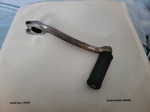 Lever start motorcycle - lever, and