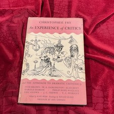 An Experience of Critics; by Christopher Fry, Ronald Searle, 1st editio Perpetua