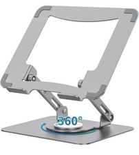 SOUNDANCE Laptop Stand with 360° Rotating Base, Ergonomic Computer Riser---