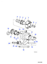 Jaguar Genuine Hub Carrier