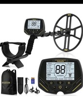 DD90 Professional Metal Detector with 14'' Large Double-D Waterproof Search Coil