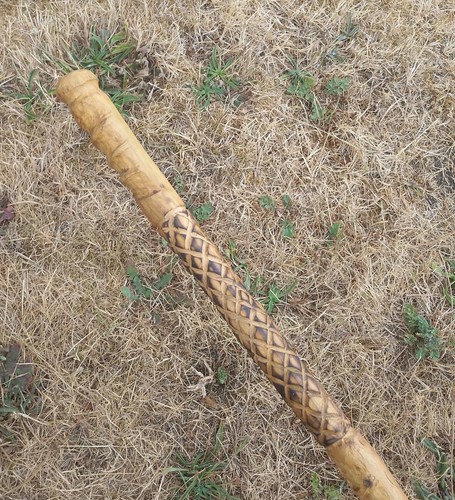 Vintage thick wooden hand - thick,