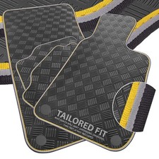 To fit Vauxhall Corsa B/Tigra 1993-2000 Auto Rubber Car Mats + Dual Trim [NC]