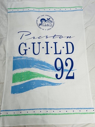 Vintage tea towel preston - tea,