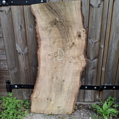 Oak wood waney - waney, live