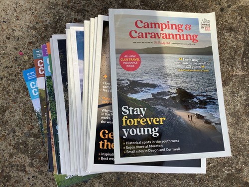 Camping caravan magazines - camping,