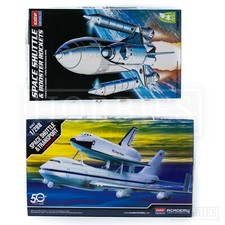 Academy Space Shuttle 1/288 Scale Model Kits Booster Rockets or 747 Transporter