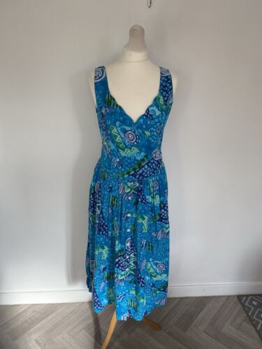 Phool size large dress blue - large,