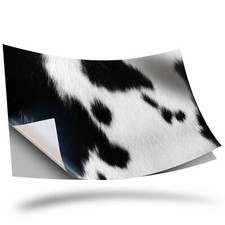 1 x Vinyl Sticker A3 - Black & White Cow Print Pattern Animal Farm #44288