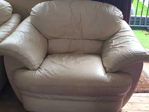 Cream italian leather - cream,