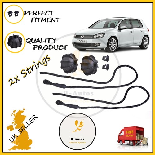 2pcs rear parcel shelf string - rear,