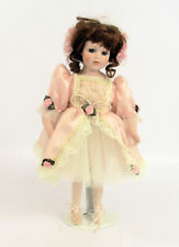 Leonardo Collection Porcelain Doll Ballerina Theme Pink Dress