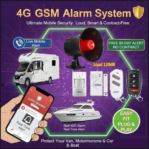 Camper van car alarm - rv-camper-van-car,
