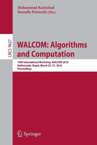 Walcom algorithms and - walcom:,