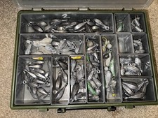 Raaco Fishing Tackle Box With 169 Various Leads Course Freshwater