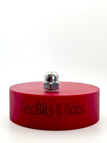 Magnetic dome nut geocache - nut,