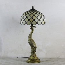 Tiffany Peacock Table Lamp 3