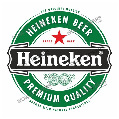 Heineken stickers laptop car - heineken,