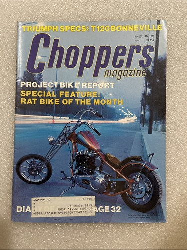 August 1974 choppers magazine - choppers,