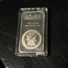 APMEX Silver 1oz Bar Fine 999