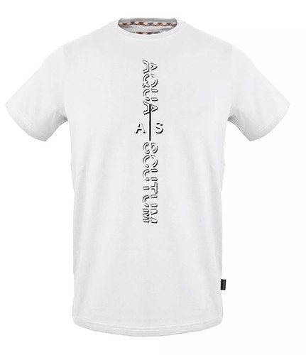 Mens white aquascutum logo - white,