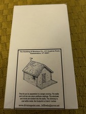 Miners Cabin Model Kit O Scale 1:48 Kit #6069 By The Building & Structure Co.