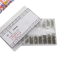 Stainless Steel Mini Watch Back Case Glasses Screw Assortment 1.2mm 1.4mm 2.0mm