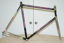 58CM COLNAGO MASTER OLYMPIC FREULER ART DECOR PAINT SCHEME ROAD BIKE FRAME SET