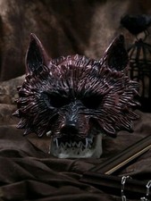 Wolf mask fancy dress masquerade ball Costume Prop emo goth halloween