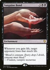 1x SANGUINE BOND - MAsters/commander/Time SPiral - MTG - Magic The Gathering