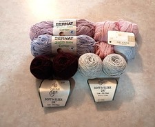 Mixed Lot DK Yarn Blue Sky