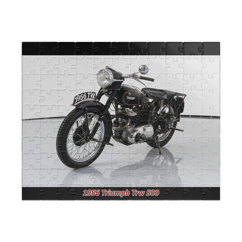 1956 triumph trw 500 jigsaw - 1956,