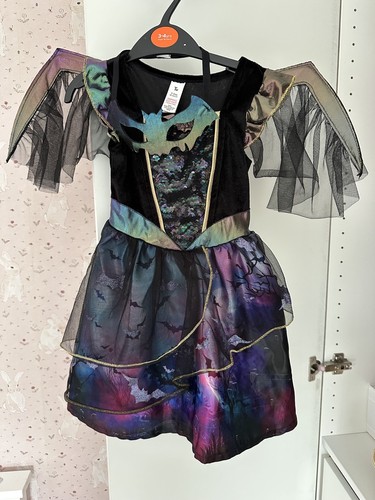 Girls purple bat witch - girls,