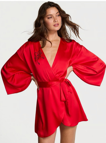 Victoria secret red satin - victoria's,