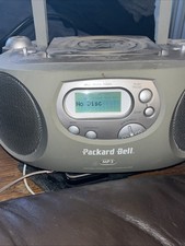 Packard Bell OP10 Portable CD Radio. With Aerial. Working. Mains And Battery