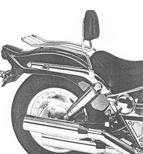 Solorack with backrest chrome