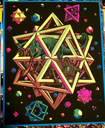 Stars vintage 1968 blacklight - 1968,