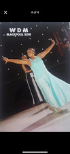 Stunning mint green waltz dress, ballroom or line dance 