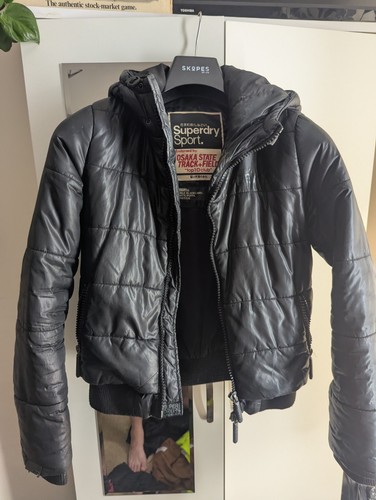 Superdry black label puffer - superdry,