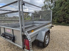 BLUELINE 8'2" × 4'1" Single Axle - 3 Piece Mesh Side Kit & Heavy Duty Tail Gate