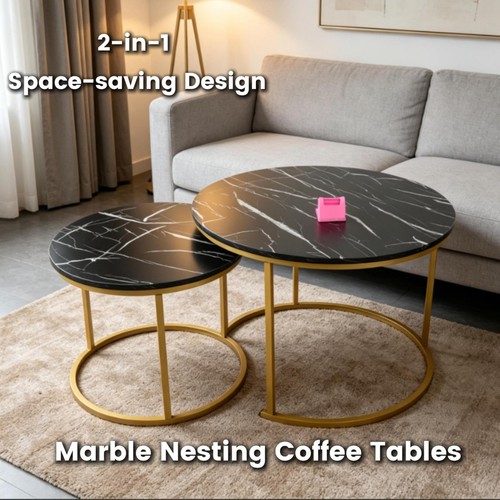 Modern round nesting coffee - nesting,
