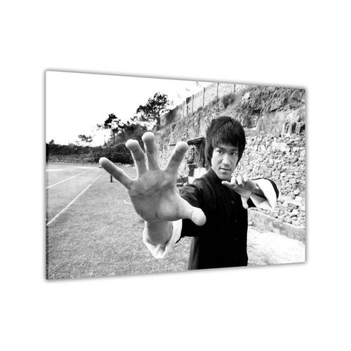 Bruce lee black white - lee, canvas