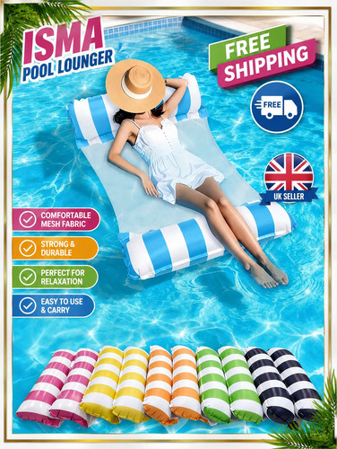 Inflatable pool float hammock - inflatable,